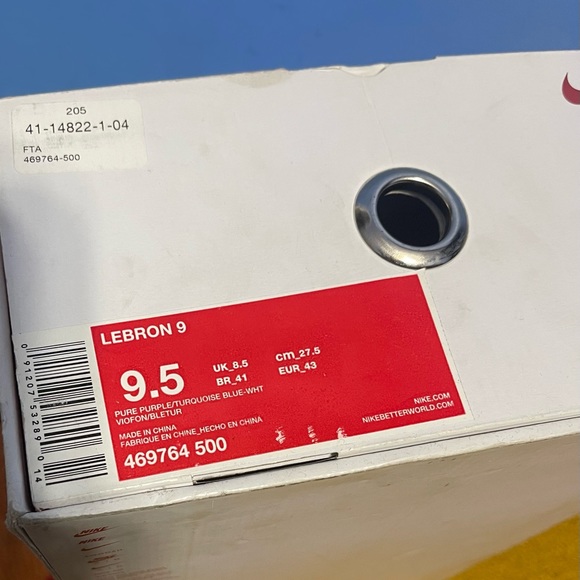 Nike Lebron 9 Summit Lake Hornets - Picture 7 of 7